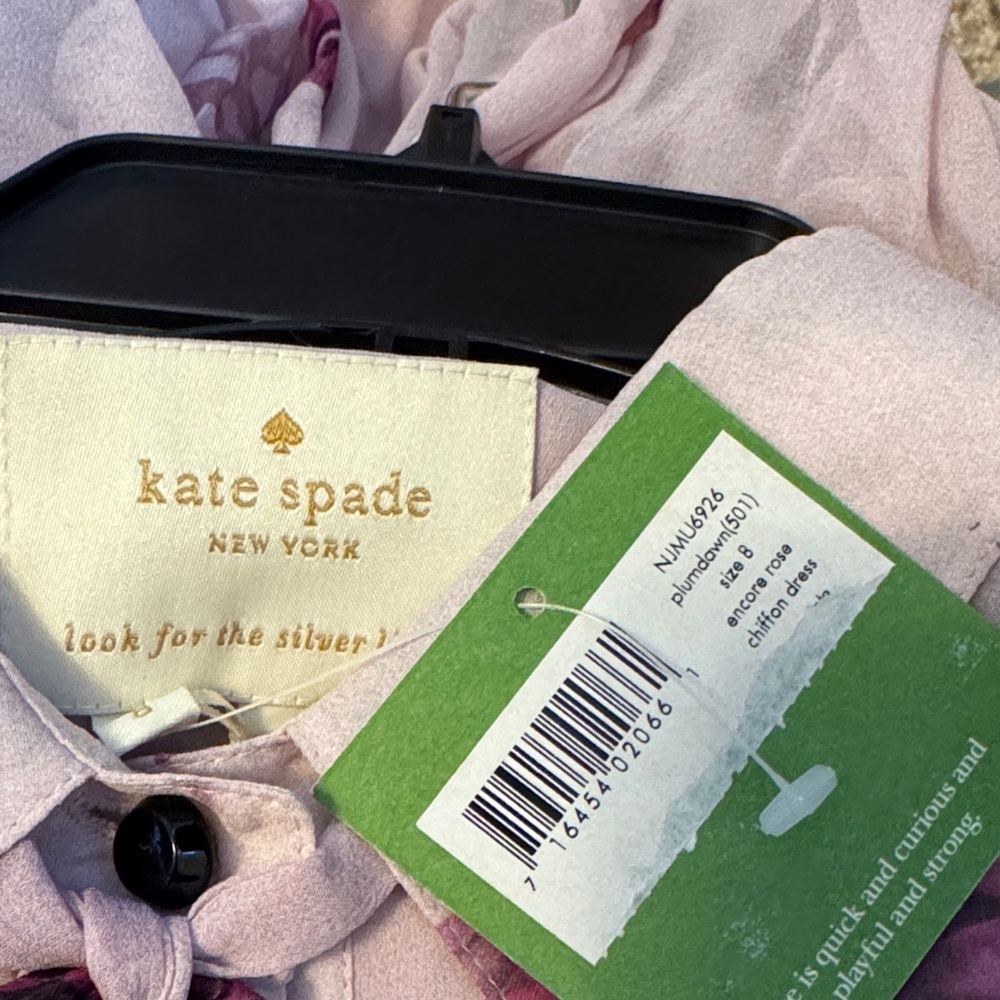 Kate Spade long sleeve Lavender Button-Up Dress